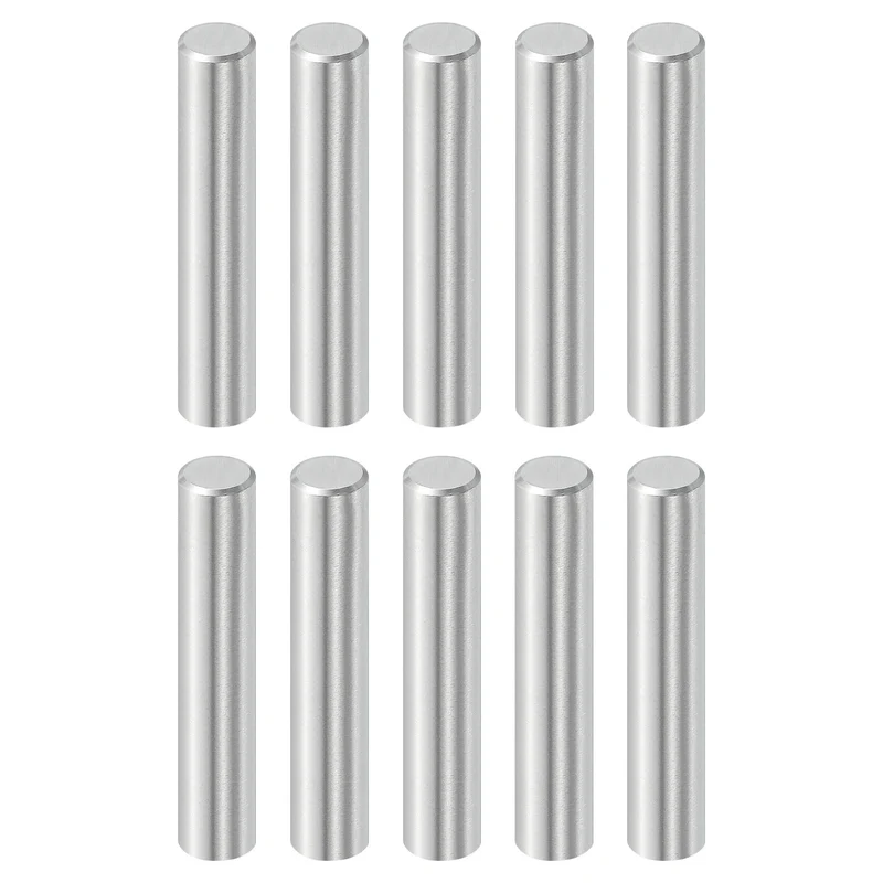 10 Pcs 8 mm x 40 mm Dowel Pins, 316L Stainless Steel Shelf Support Peg Pin