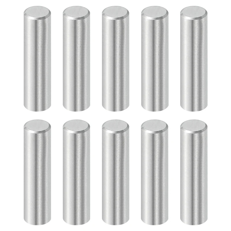 10 Pcs 8 mm x 30 mm Dowel Pins, 316L Stainless Steel Shelf Support Peg Pin