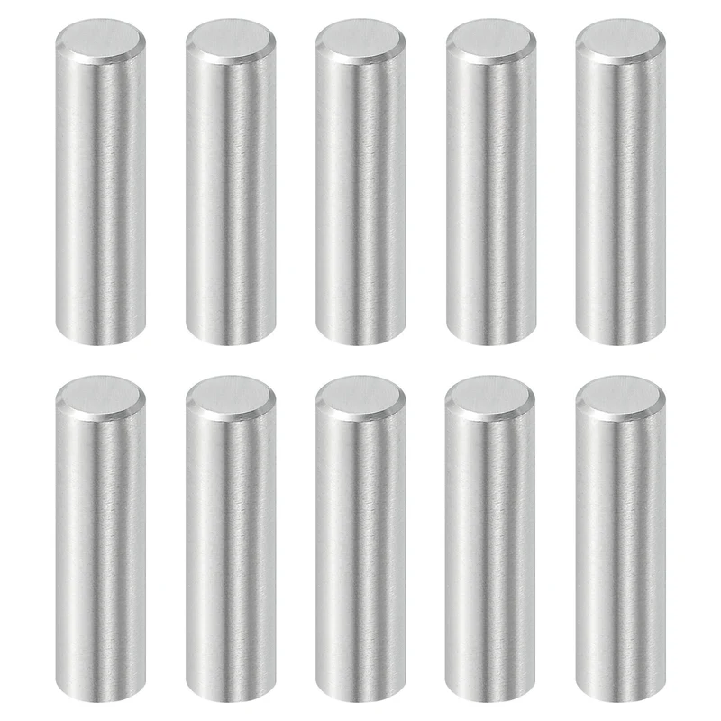 10 Pcs 8 mm x 28 mm Dowel Pins, 316L Stainless Steel Shelf Support Peg Pin