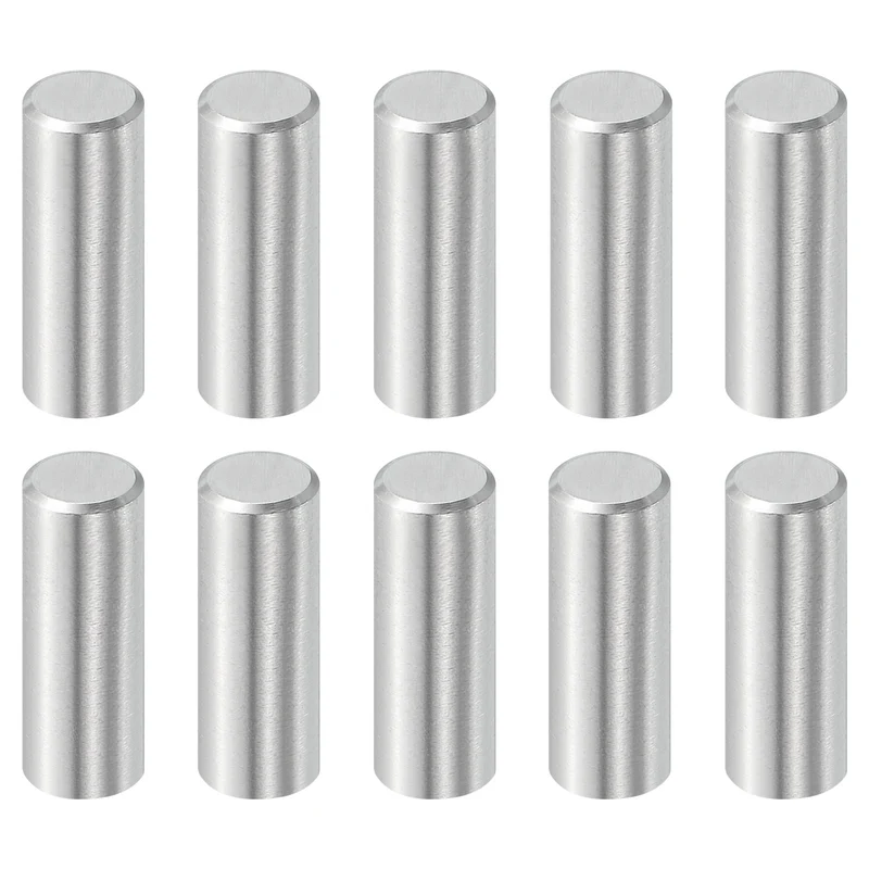 10 Pcs 8 mm x 22 mm Dowel Pins, 316L Stainless Steel Shelf Support Peg Pin