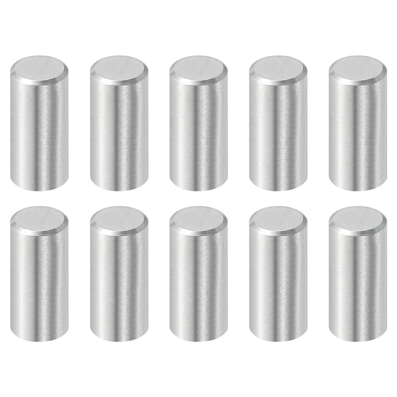 10 Pcs 8 mm x 18 mm Dowel Pins, 316L Stainless Steel Shelf Support Peg Pin