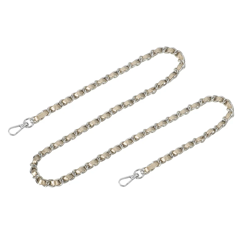 Purse Strap, 39" Leather for Shoulder and Cross Body Strap (Gold, Silver)