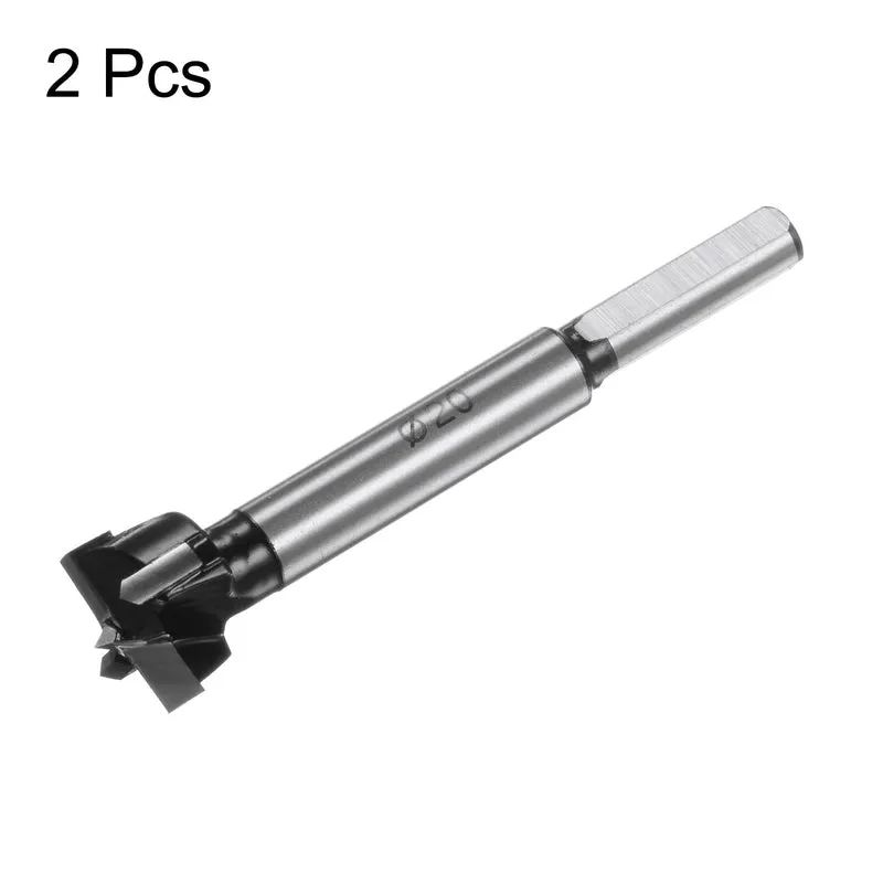 2pcs Forstner Drill Bit 20mm (25/32") K30/C1 Carbide Wood Hinge Hole Opener