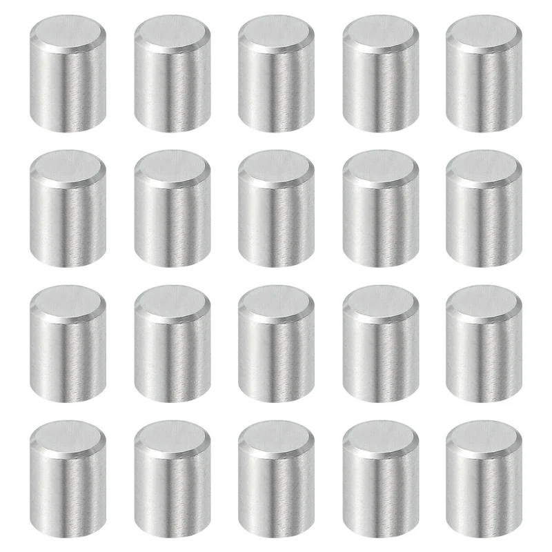 20 Pcs 8 mm x 12 mm Dowel Pins, 316L Stainless Steel Shelf Support Peg Pin