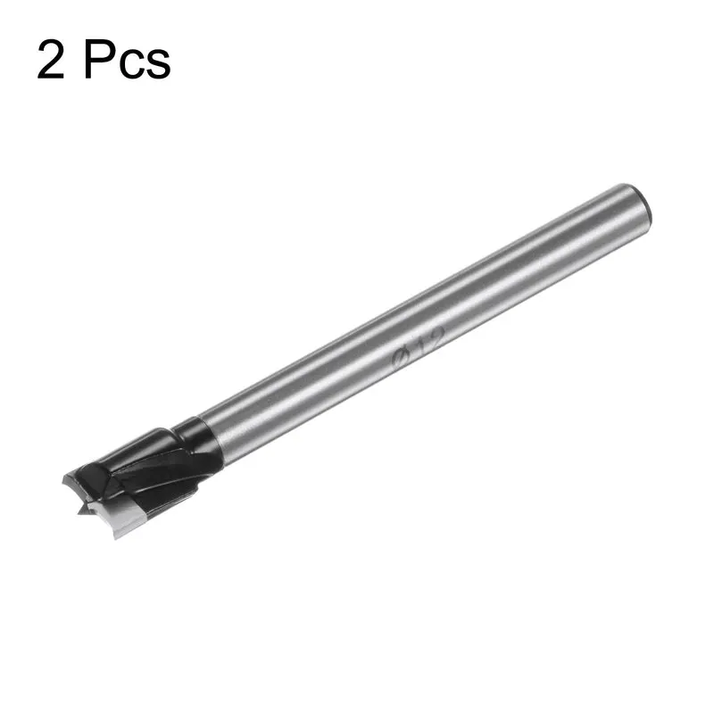 2pcs Forstner Drill Bit 12mm (15/32") K30/C1 Carbide Wood Hinge Hole Opener
