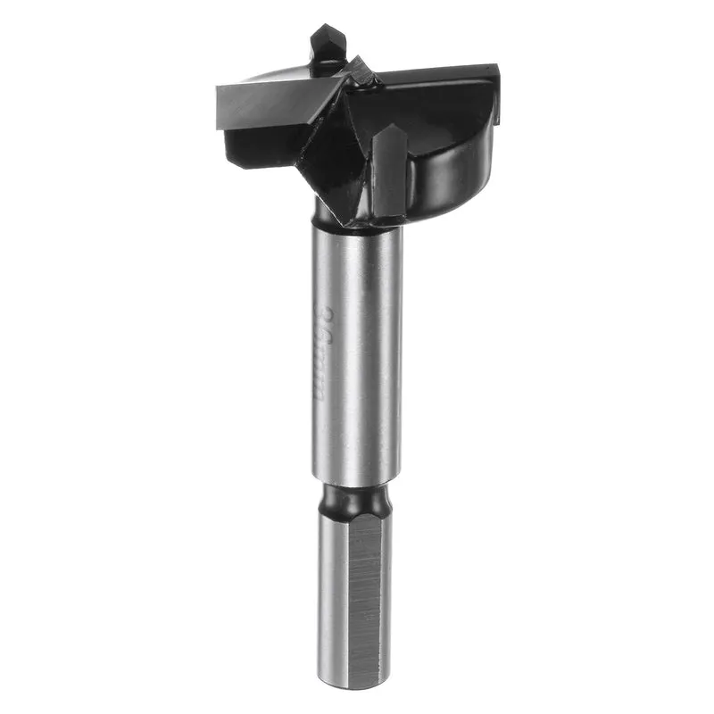 Forstner Drill Bit 36mm (1-13/32") K30/C1 Carbide Wood Hinge Hole Opener