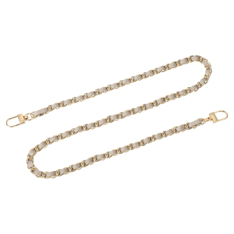 32" Purse Chain Strap with Buckles for Shoulder (Gold + Gold)