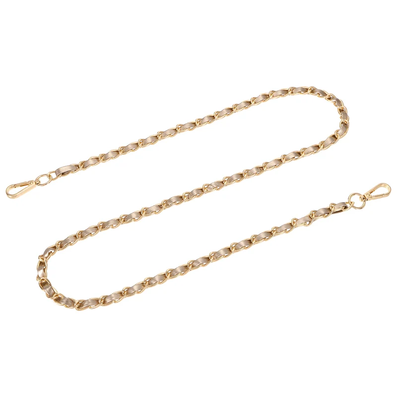 47" Purse Strap with Buckle for Shoulder and Cross Body(Gold+Gold)