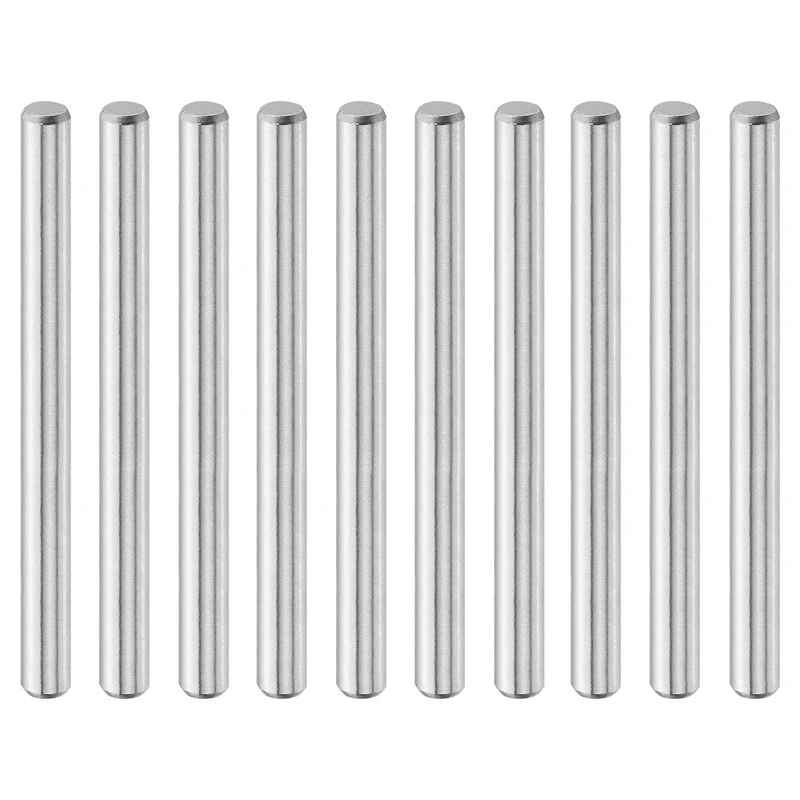 10 Pcs 5 mm x 60 mm Dowel Pins, 316L Stainless Steel Shelf Support Peg Pin