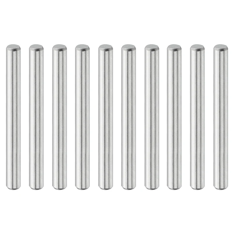 10 Pcs 5 mm x 50 mm Dowel Pins, 316L Stainless Steel Shelf Support Peg Pin