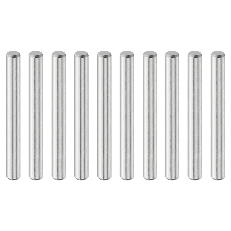 10 Pcs 5 mm x 45 mm Dowel Pins, 316L Stainless Steel Shelf Support Peg Pin