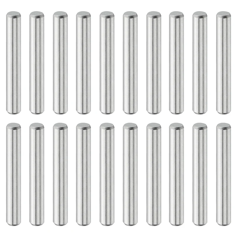 20 Pcs 5 mm x 35 mm Dowel Pins, 316L Stainless Steel Shelf Support Peg Pin