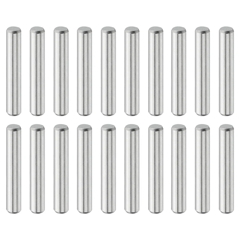 20 Pcs 5 mm x 30 mm Dowel Pins, 316L Stainless Steel Shelf Support Peg Pin