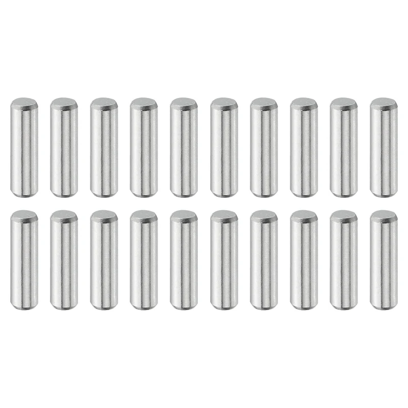 20 Pcs 5 mm x 18 mm Dowel Pins, 316L Stainless Steel Shelf Support Peg Pin