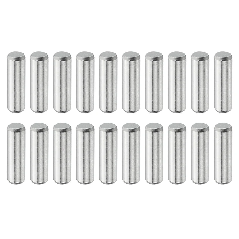 20 Pcs 5 mm x 16 mm Dowel Pins, 316L Stainless Steel Shelf Support Peg Pin