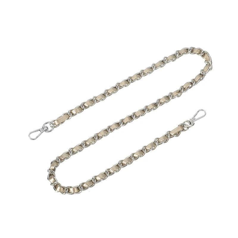 Purse Strap, 24" Leather for Shoulder Strap (Gold, Silver)