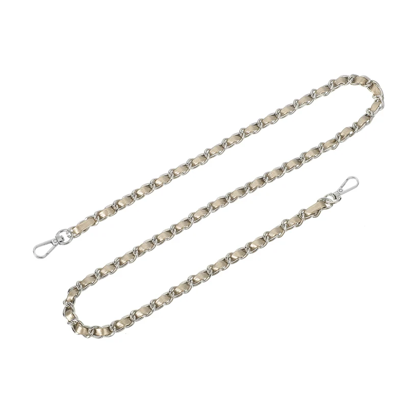 Purse Strap, 32" Leather for Shoulder Strap (Gold, Silver)