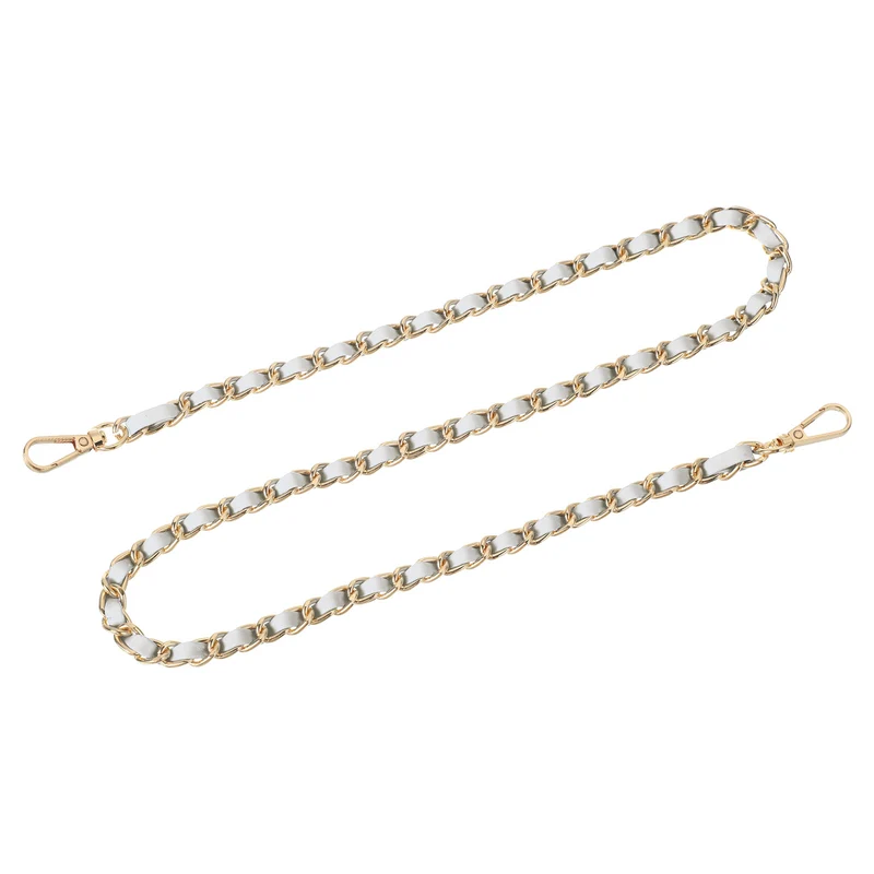 Purse Strap, 32" Leather for Shoulder Strap (Silver, Gold)
