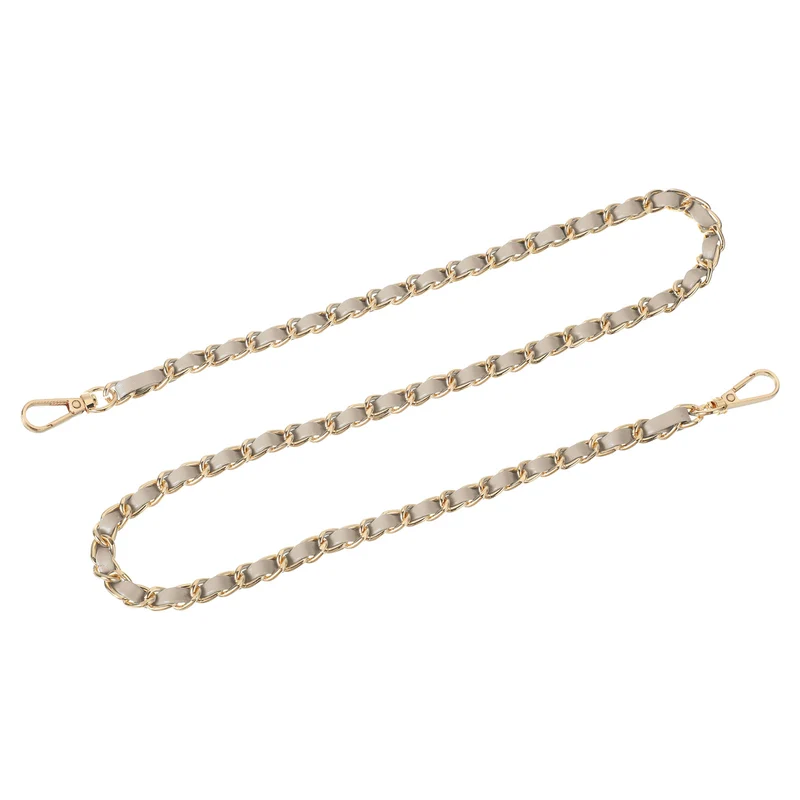 Purse Strap 32" Leather for Shoulder Strap (Gold Gold)