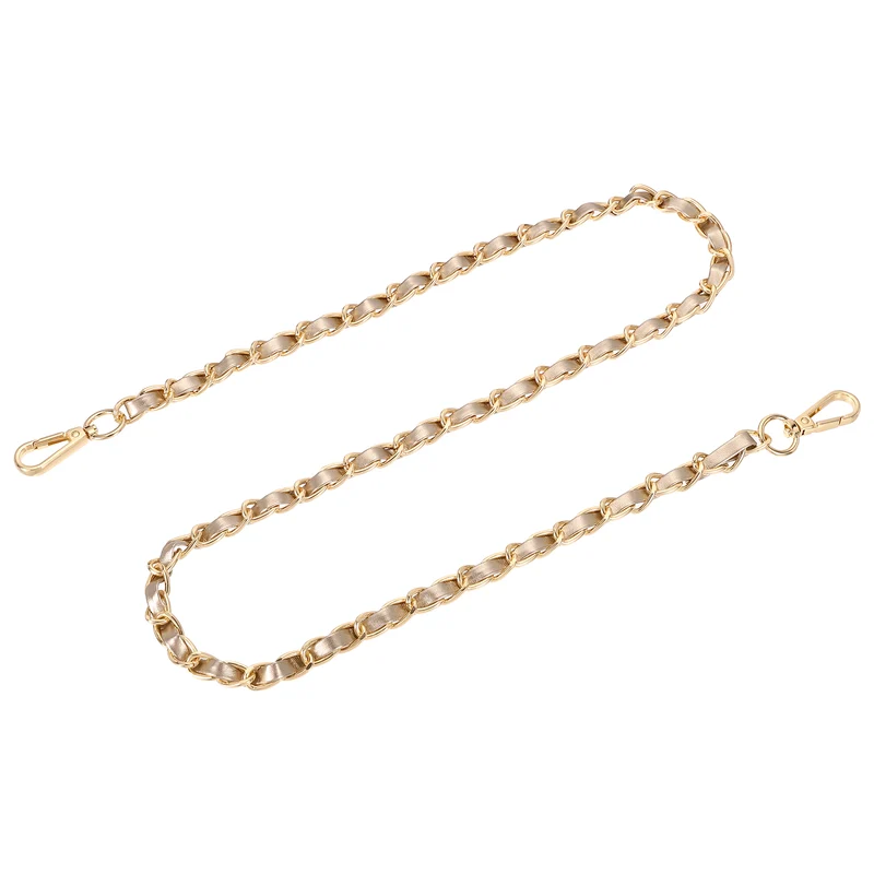 39" Purse Strap with Buckle for Shoulder and Cross Body(Gold+Gold)