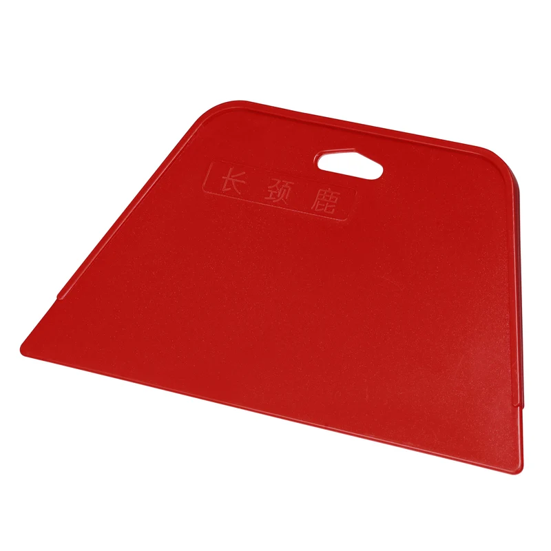 Plastic Scraper Putty Spatula Spreader Smoothing Tool for Paint Wall Treatment Windshield 7.5" Red