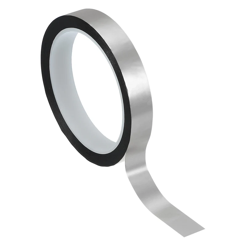 Metalized Polyester Film Tape 9/16 in x 55 Yard Matte Silver