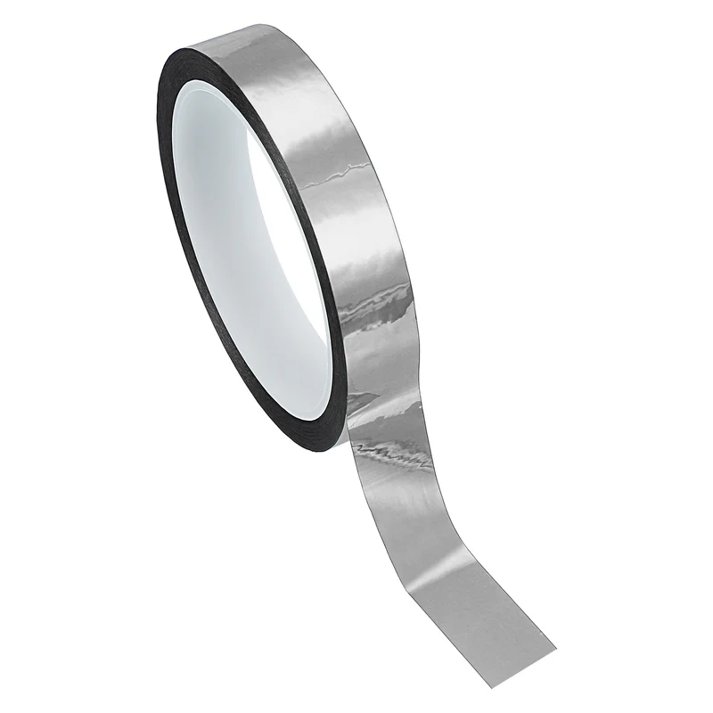 Metalized Polyester Film Tape 13/16 in x 55 Yard Glossy Silver