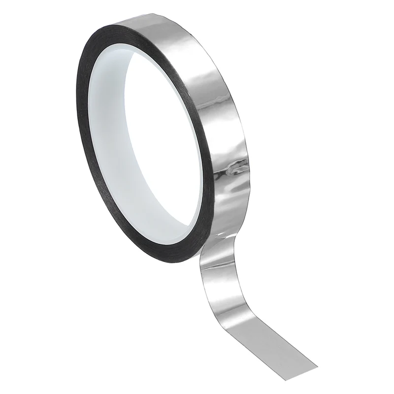 Metalized Polyester Film Tape 9/16 in x 55 Yard Glossy Silver