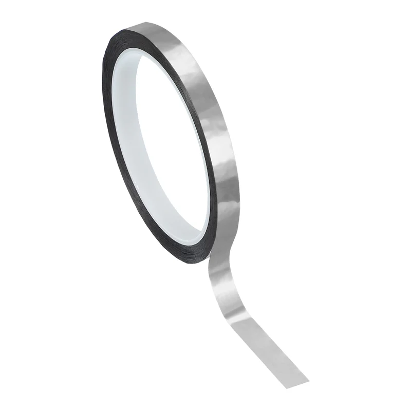 Metalized Polyester Film Tape 3/8 in x 55 Yard Glossy Silver