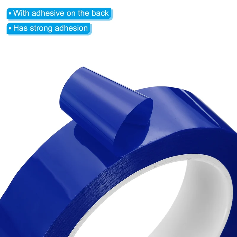 3pcs 1" x 72 Yard Whiteboard Tape Dry Erase Tape with Scraper Blue